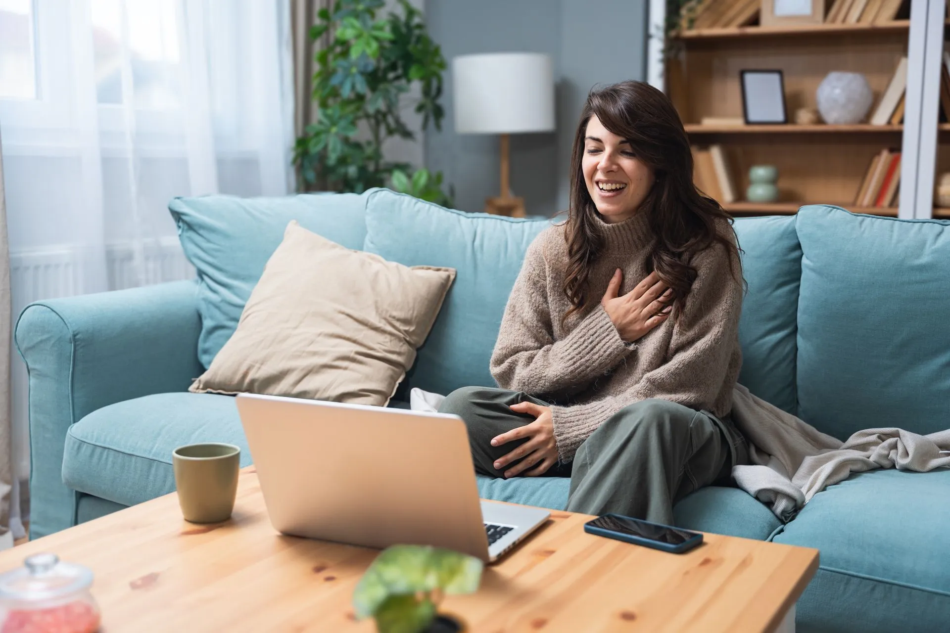 Smiling woman looking refreshed after focusing on her emotional well-being and personal mental health care
