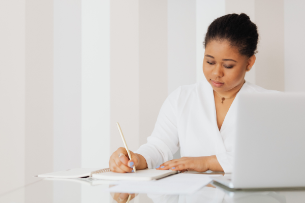 Behavioral health professional counseling a patient about emotional concerns and treatment options in a clinical setting